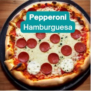 Hamburguesa y Pepperoni