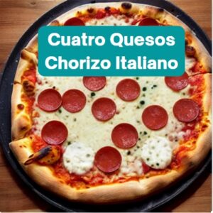 Chorizo Italiano y Cuatro Quesos